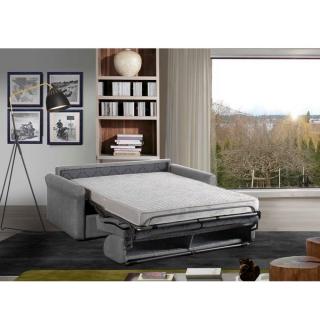 Canapé lit 3 places ROMANTICO convertible 140cm EXPRESS sommier lattes matelas 16cm