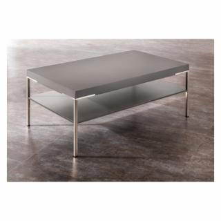 Table basse design  ANZIO  Taupe laqué MAT 75cm