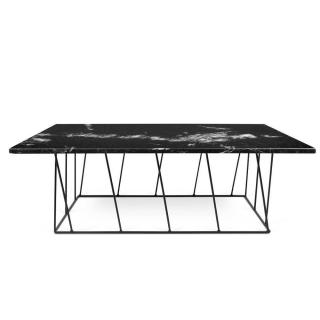 Table basse HELIX 120 en marbre noir