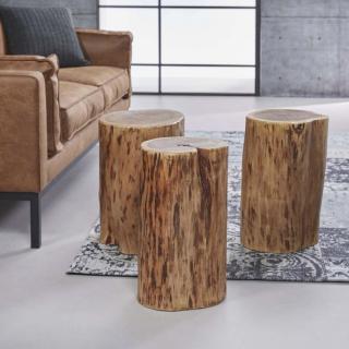 Table basse tronc TRUNK bois massif
