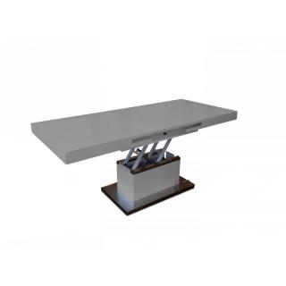 Table basse relevable extensible SETUP taupe