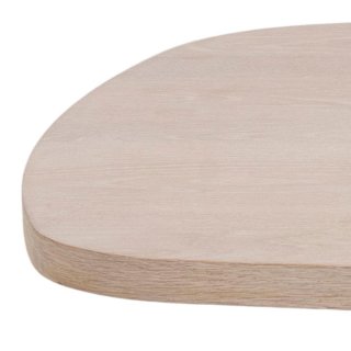 Table de repas MARTA 180 x 90 cm plateau et piétement en chêne huilé naturel 