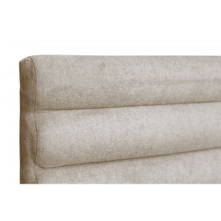 Tête de lit DONA bombé beige 160 x 120cm 