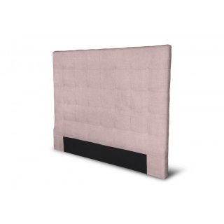 Tête de lit SONA capitonnée rose 140 x 120cm 